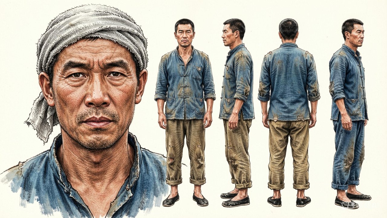 老搬运工人