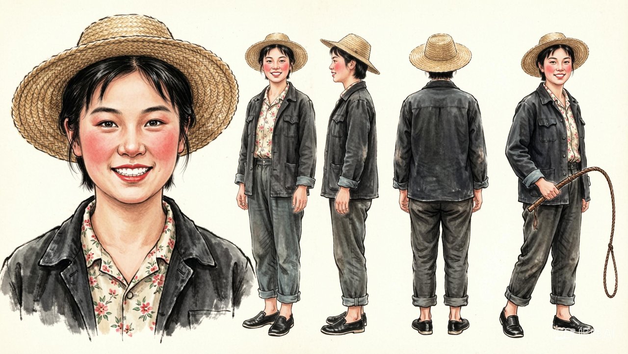 赶车姑娘（副连长）